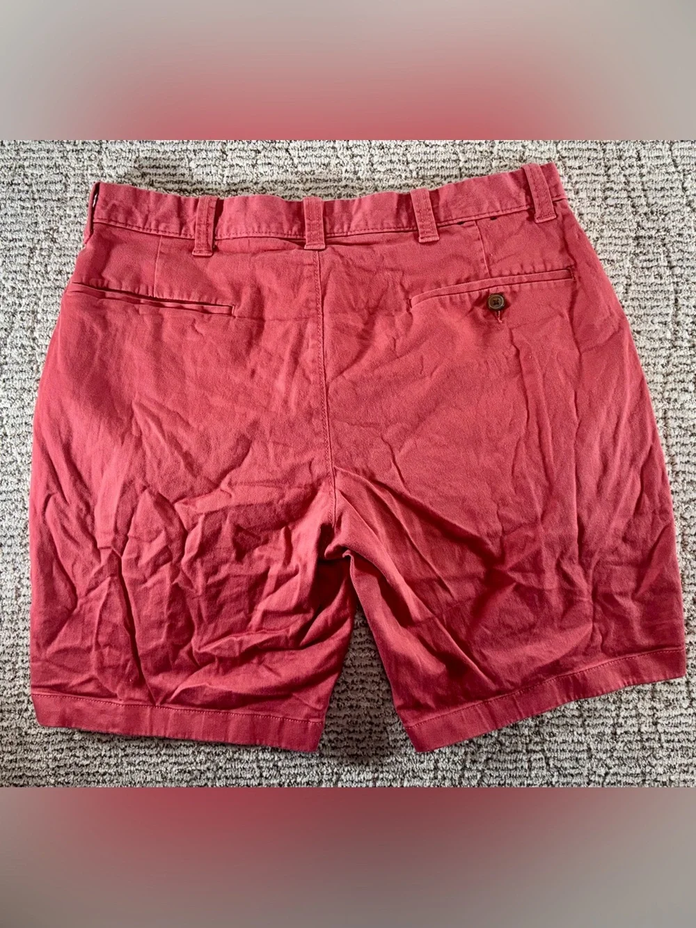 J. Crew Men’s Size 32 Pink 9” Inseam Chino‎ Shorts